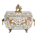 Шкатулка с фигуркой льва на крышке Eden Garden варинант исполнения - 3 | Loft Concept в Кирове