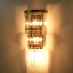 Бра с золотистым основанием и прозрачными трубками Nembus варинант исполнения - 6 | Loft Concept в Кирове