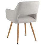 Стул в рогожке серого цвета NEASAN STOOL варинант исполнения - 4 | Loft Concept в Кирове