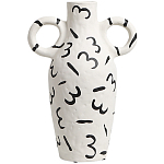 Декоративная ваза White Doodle Vase M варинант исполнения - 1 | Loft Concept в Кирове