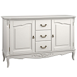 Буфет белый из массива бука с 3-мя ящиками и 2-мя дверцами White Provence варинант исполнения - 1 | Loft Concept в Кирове