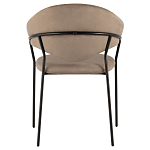 Коричневый стул с обивкой из искусственной замши Alexis варинант исполнения - 4 | Loft Concept в Кирове