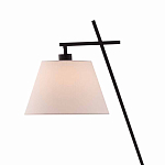 Торшер с черным наклонным корпусом и конусовидным абажуром Black Tripod варинант исполнения - 1 | Loft Concept в Кирове