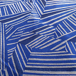 Мебельная ткань Жаккард синий принт 140 см T2-132 варинант исполнения - 1 | Loft Concept в Кирове