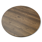 Стол журнальный c коричневой круглой столешницей на трех металлических ножках Charm Coffee Table варинант исполнения - 3 | Loft Concept в Кирове