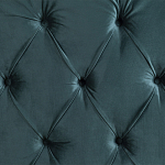 Кровать двуспальная зеленая с основанием из массива дерева с мягким изголовьем Velour Beds варинант исполнения - 2 | Loft Concept в Кирове