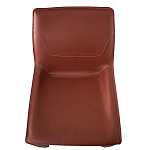 Стул коричневый из искуственной кожи на 4-х ножках Enigma Brown варинант исполнения - 3 | Loft Concept в Кирове