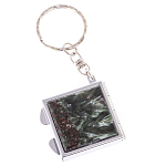 Зеркало брелок складное двухстороннее из натурального камня Серафинит Stone Mirrors варинант исполнения - 5 | Loft Concept в Кирове