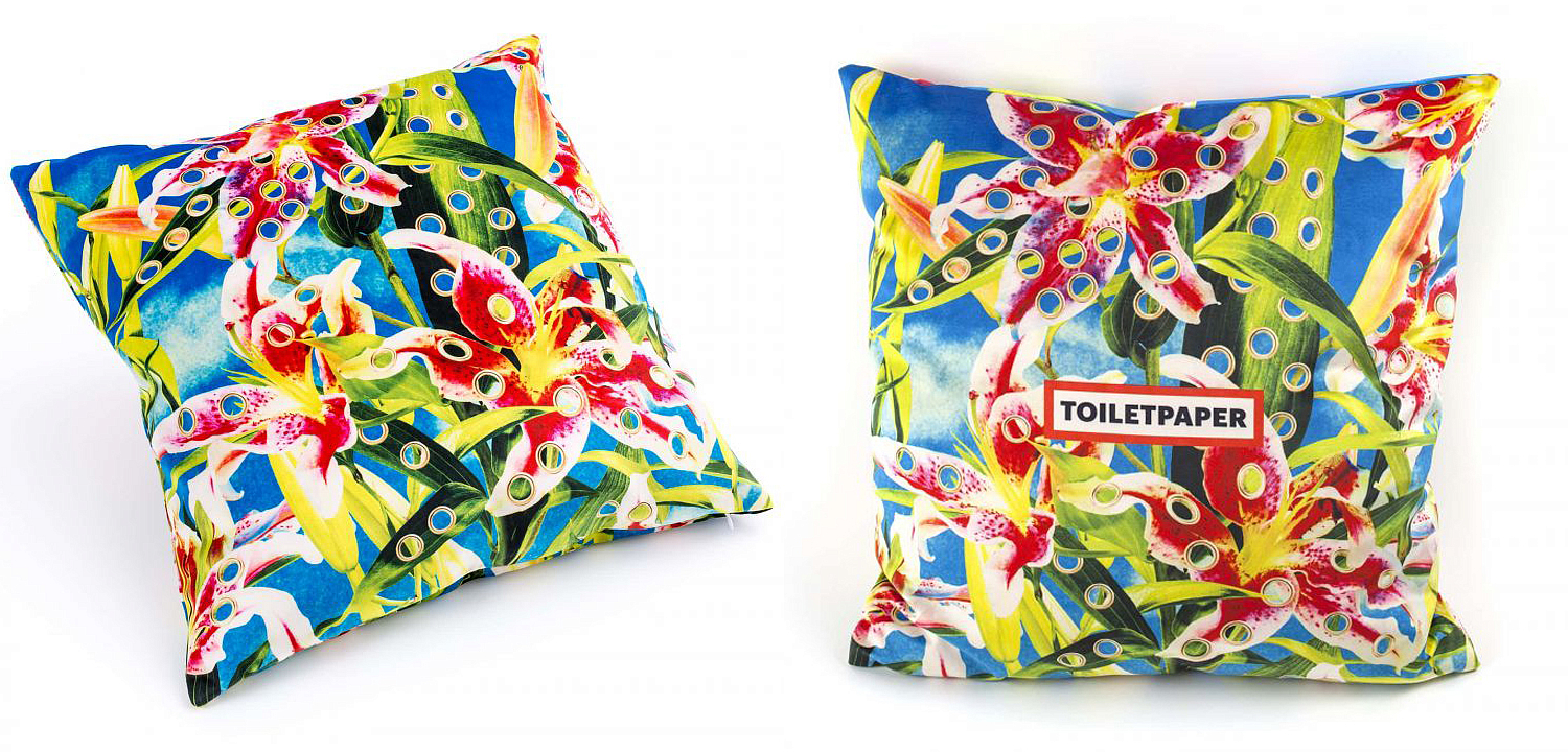Подушка Seletti Cushion Flower with holes Подушка Seletti Cushion Flower with holes - Loft-Concept в Кирове