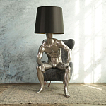 Лампа MALE MANNEQUIN LAMP с абажуром варинант исполнения - 3 | Loft Concept в Кирове