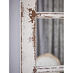 Зеркало-окно с эффектом старения в венецианском стиле Venetian White Mirror варинант исполнения - 7 | Loft Concept в Кирове