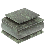 Шкатулка с зеркалом из натурального камня змеевик Stone Casket варинант исполнения - 2 | Loft Concept в Кирове