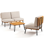 Кресло с каркасом из акации Hanley Wooden Chair варинант исполнения - 7 | Loft Concept в Кирове