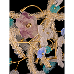 Люстра круглая с цветочным декором Miscellaneous herbs варинант исполнения - 2 | Loft Concept в Кирове