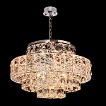 Люстра хрустальная в неоклассическом стиле на серебристом каркасе Majesty варинант исполнения - 1 | Loft Concept в Кирове