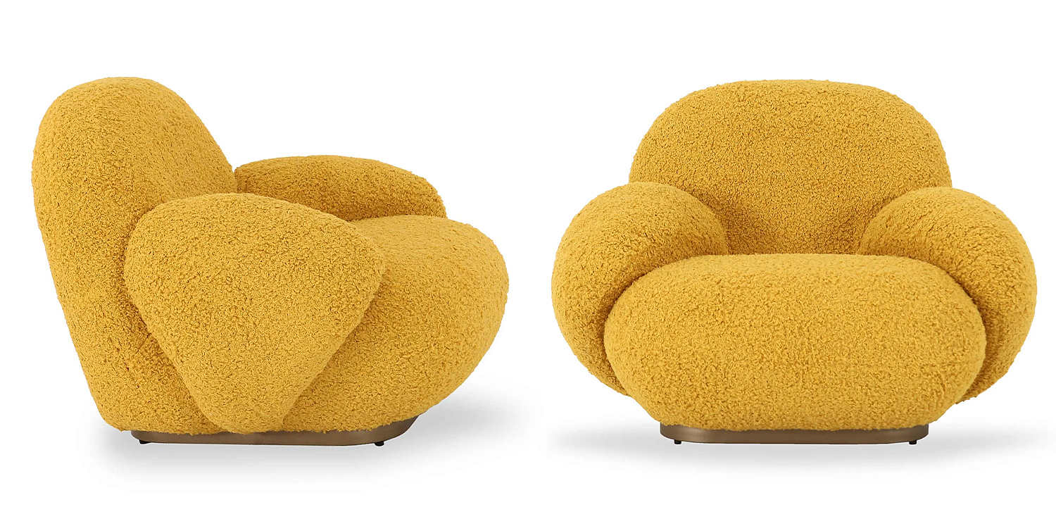 Кресло Chloe Yellow Armchair Кресло Chloe Yellow Armchair - Loft-Concept в Кирове