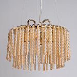 Люстра с подвесными рифлеными стеклянными трубками Nembus варинант исполнения - 4 | Loft Concept в Кирове