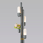 Торшер светодиодный с серым металлическим каркасом Generosity варинант исполнения - 2 | Loft Concept в Кирове