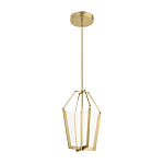  Подвесной светильник золотого цвета в форме фонаря Kichler варинант исполнения - 1 | Loft Concept в Кирове