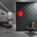 Гипсовая 3D Панель M-37 варинант исполнения - 2 | Loft Concept в Кирове