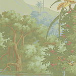 Обои ручная роспись Le Brésil Pastel варинант исполнения - 2 | Loft Concept в Кирове