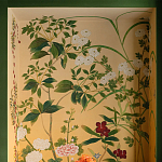 Обои ручная роспись Four Seasons Original colourway on painted Xuan paper with gold ombre варинант исполнения - 1 | Loft Concept в Кирове