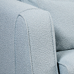 Диван Seldon с мягкими подушками голубое букле варинант исполнения - 2 | Loft Concept в Кирове