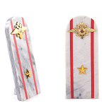 Сувенир Погон МВД из натурального камня мрамор Souvenir Epaulets варинант исполнения - 5 | Loft Concept в Кирове