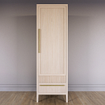 Узкий Шкаф Primo с 2 выдвижными ящиками Светлый дуб варинант исполнения - 2 | Loft Concept в Кирове