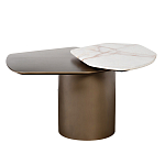 Столик журнальный Promontory с мрамором варинант исполнения - 1 | Loft Concept в Кирове