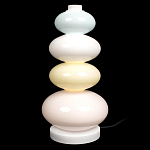 Настольная лампа из стеклянных сфер в пастельных тонах Высота 40 см Pastel Lunaria варинант исполнения - 1 | Loft Concept в Кирове