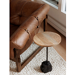 Двухместный диван Duncan винтажная коричневая кожа варинант исполнения - 7 | Loft Concept в Кирове