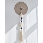 Аксессуар на стену диск из нитей Wall Decor White Thread Disc  варинант исполнения - 4 | Loft Concept в Кирове
