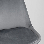 Стул с мягким велюровым сиденьем Arvika Grey варинант исполнения - 7 | Loft Concept в Кирове