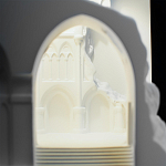 Встраиваемый в стену гипсовый светильник под покраску с эффектом разрушенной стены Antiquity Athena варинант исполнения - 9 | Loft Concept в Кирове