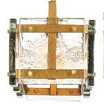 Люстра прямоугольная из толстого литого стекла Cast Glass варинант исполнения - 4 | Loft Concept в Кирове