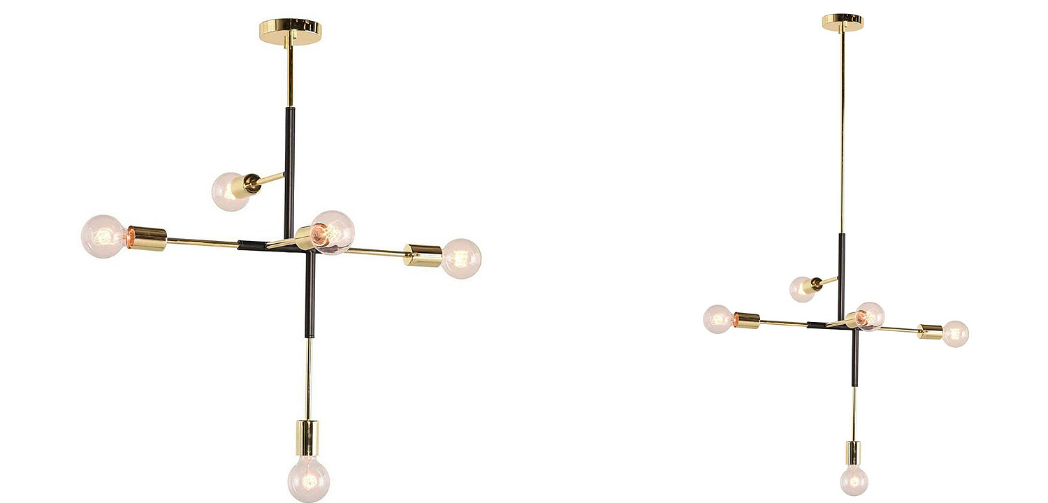 Люстра Atomium Chandelier black Люстра Atomium Chandelier black - Loft-Concept в Кирове