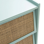 Комод с 3-мя ящиками из ротанга Blais Turquoise Wicker Furniture варинант исполнения - 4 | Loft Concept в Кирове