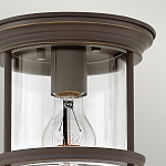 Потолочный светильник для ванных комнат со стеклянным плафоном и одной лампой Hinkley варинант исполнения - 10 | Loft Concept в Кирове