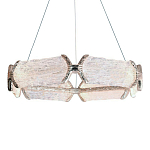 Люстра кольцевая с текстурным природным рисунком IceFlame варинант исполнения - 9 | Loft Concept в Кирове