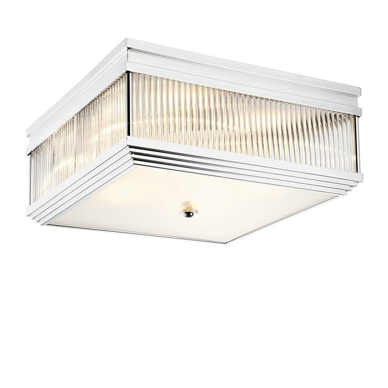 Потолочный светильник Ceiling Lamp Marly Nickel Никель Прозрачное Стекло Потолочный светильник Ceiling Lamp Marly Nickel Никель Прозрачное Стекло в Кирове | Loft Concept