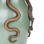 Фарфоровая ваза с декоративными змеями Eden Garden варинант исполнения - 4 | Loft Concept в Кирове