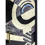 Буфет в гостиную с инкрустацией  Bone Inlay sideboard - 2 doors варинант исполнения - 4 | Loft Concept в Кирове