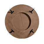 Журнальный столик с круглой фактурной столешницей из натурального дерева Vortex варинант исполнения - 3 | Loft Concept в Кирове