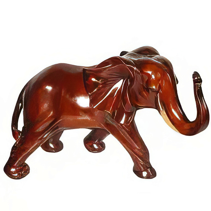 Статуэтка в виде слона Brown Elephant Коричневый Статуэтка в виде слона Brown Elephant Коричневый в Кирове | Loft Concept