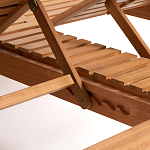 Шезлонг двухместный из эвкалипта Sunset варинант исполнения - 6 | Loft Concept в Кирове