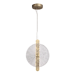 Подвесной светильник с круглым стеклянным плафоном Gingham варинант исполнения - 4 | Loft Concept в Кирове