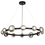 Светодиодная кольцевая люстра IONA Сhandelier black варинант исполнения - 4 | Loft Concept в Кирове