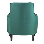 Кресло с мягкой обивкой из велюра на 4-х ножках из массива березы Scarlett Armchair green варинант исполнения - 3 | Loft Concept в Кирове