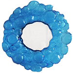 Дизайнерское Зеркало из синего стекла Blue Bubbles Mirror  варинант исполнения - 3 | Loft Concept в Кирове